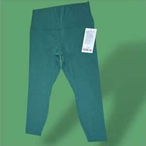Lululemon- Align HR Pant 25"- Racer Green, Size 10